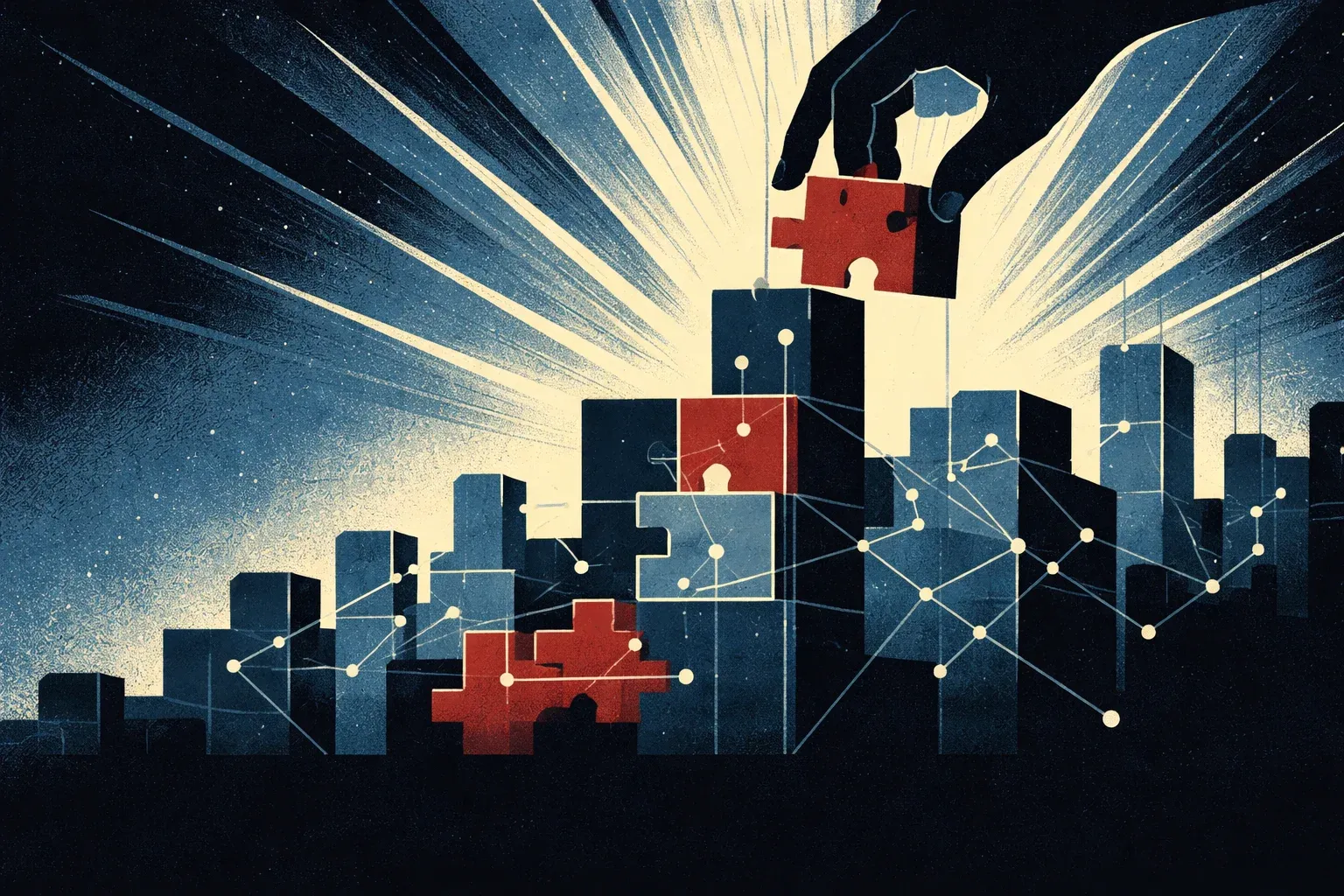 Illustration for: Building a trusted web, step 1.