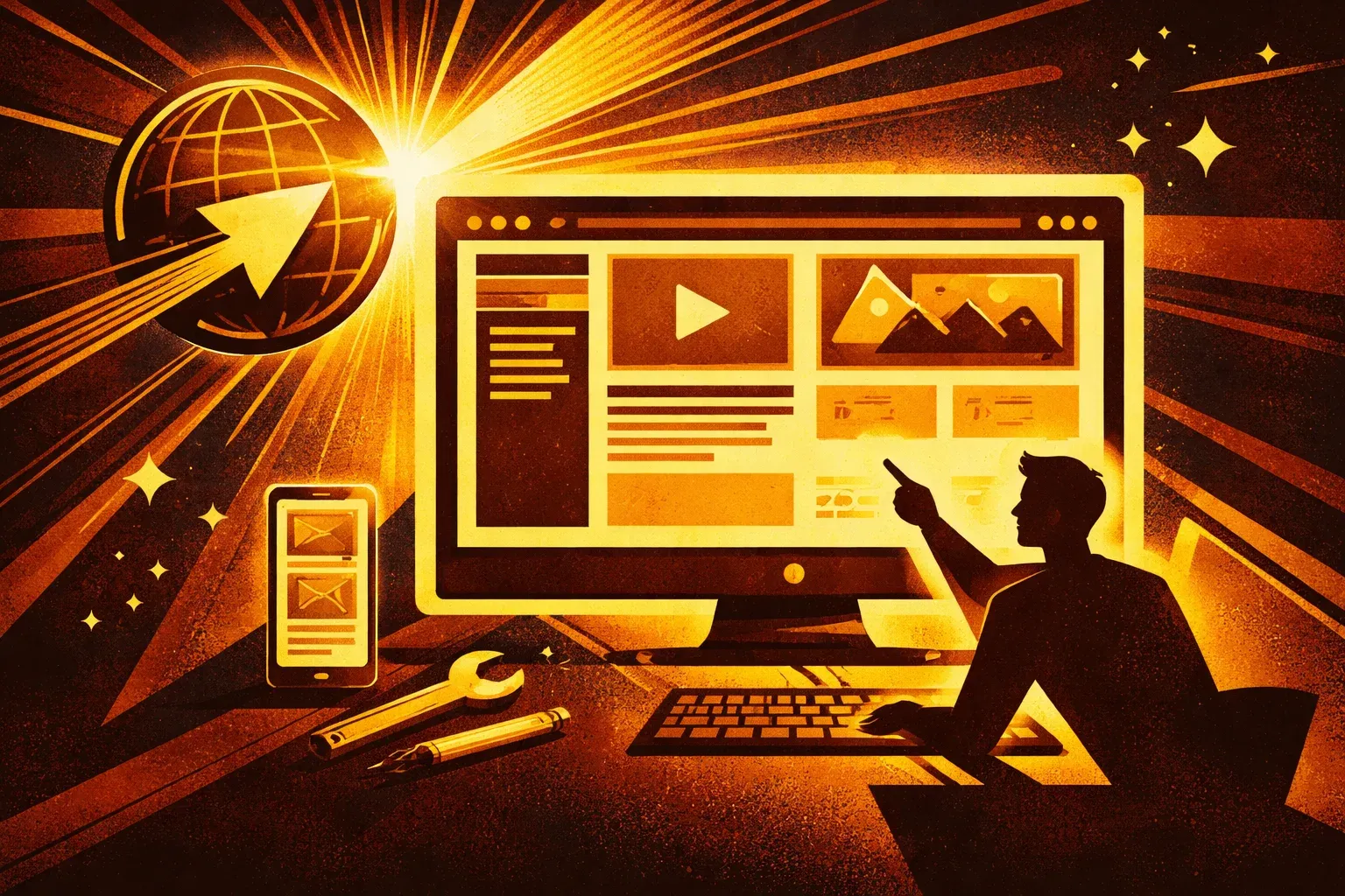 Illustration for: Build websites like it’s 2005 (and win in 2025)