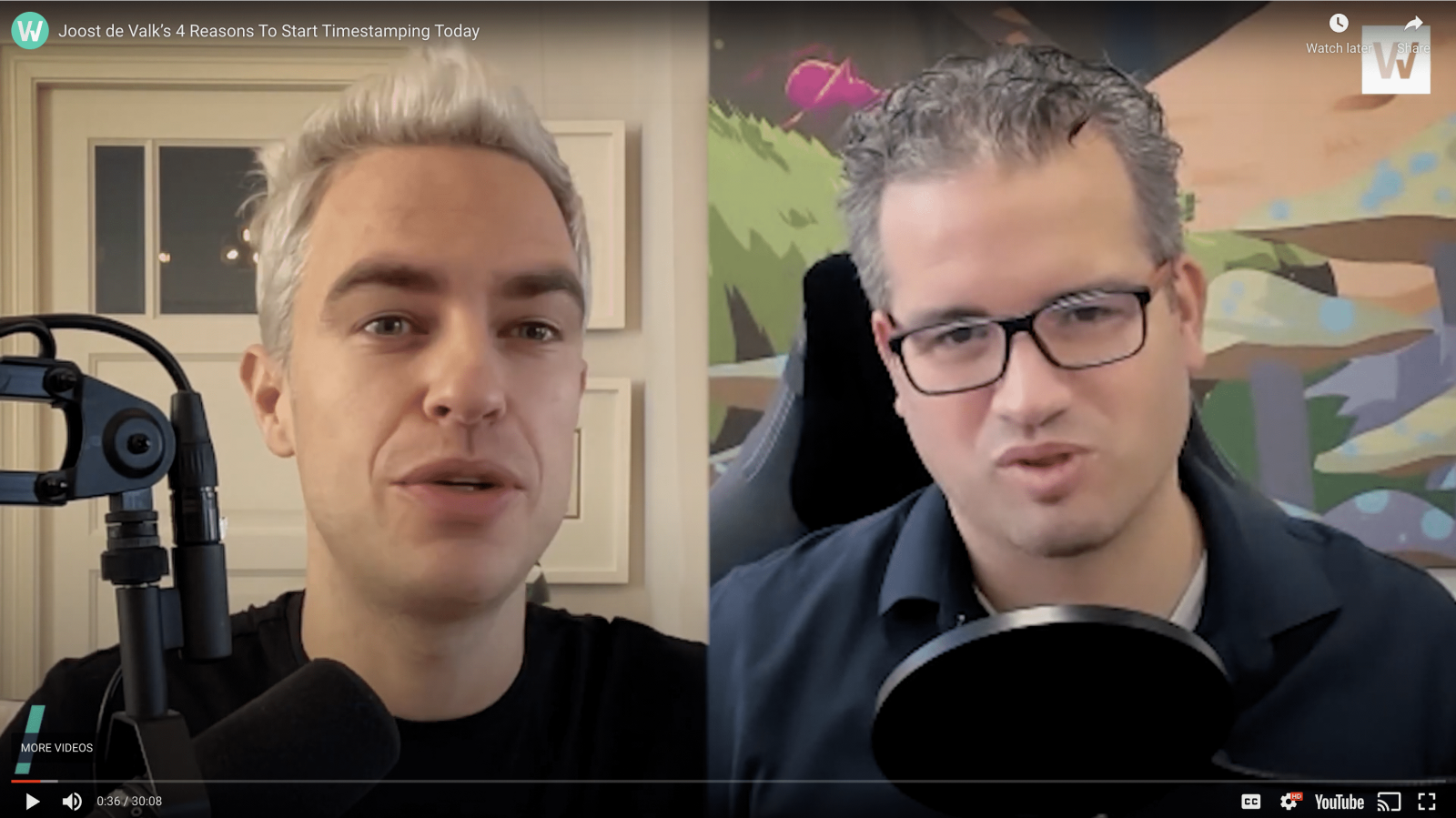 Joost de Valk and Sebastiaan van der Lans talk about timestamping, SEO and more.